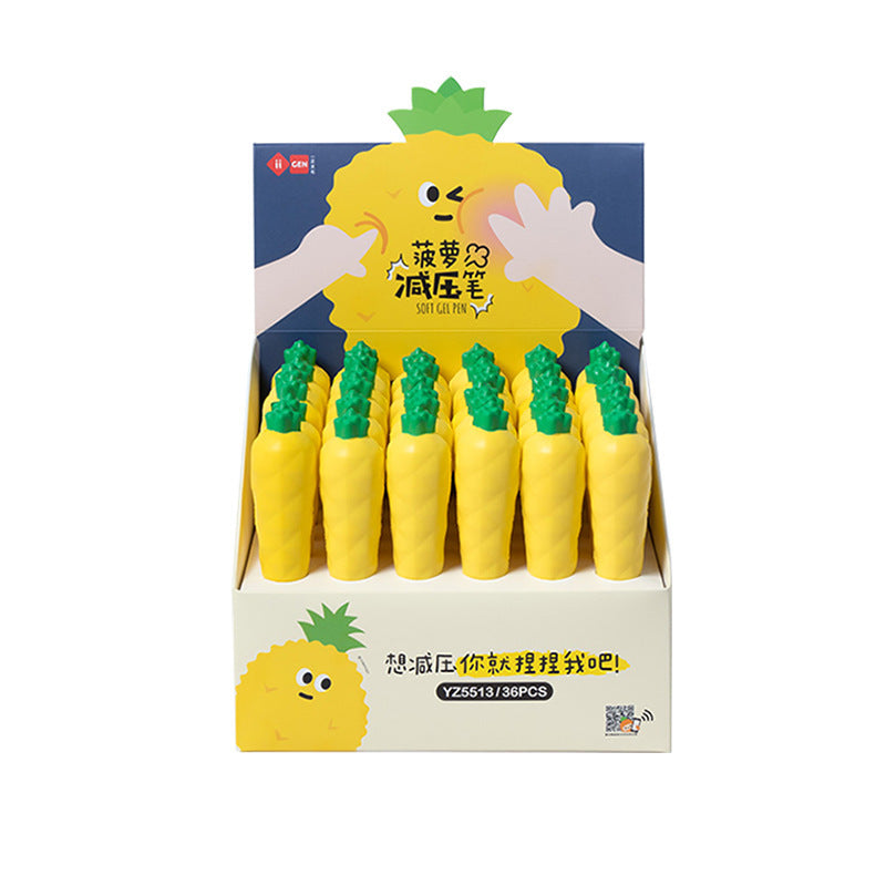 Cartoon Decompression Pen Cactus Gel Pen Creative Decompression Vent Pen