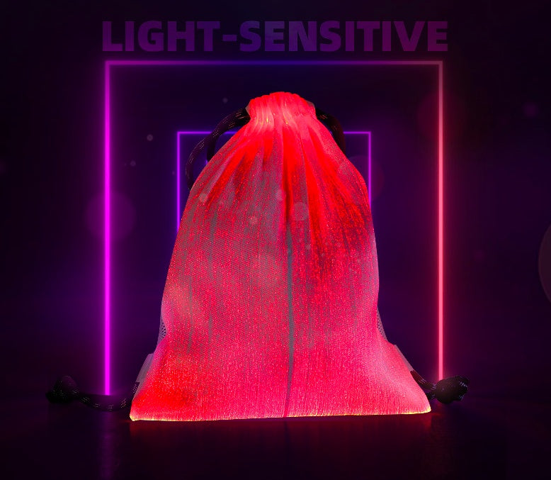 LED fiber optic backpack