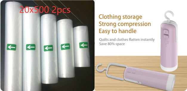 4 In 1 Portable Electric Vacuum Sealer For Vacuum Storage Bags Kitchen Gadgets