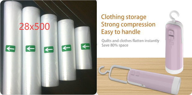4 In 1 Portable Electric Vacuum Sealer For Vacuum Storage Bags Kitchen Gadgets
