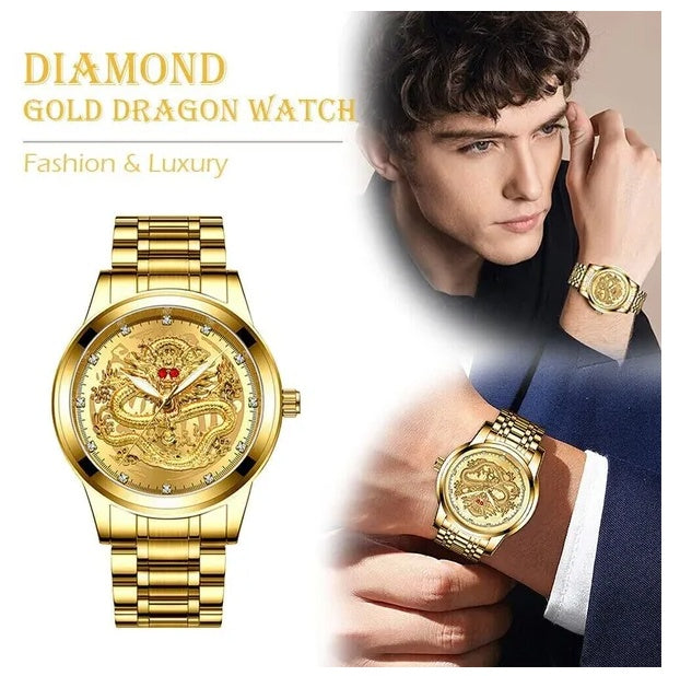 Business Gift Waterproof Gold Men&