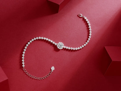 The Bridge Of Magpies Luxury Fashion Mosan Diamond Silver Jewelry Comparable To Natural Diamond Bracelet