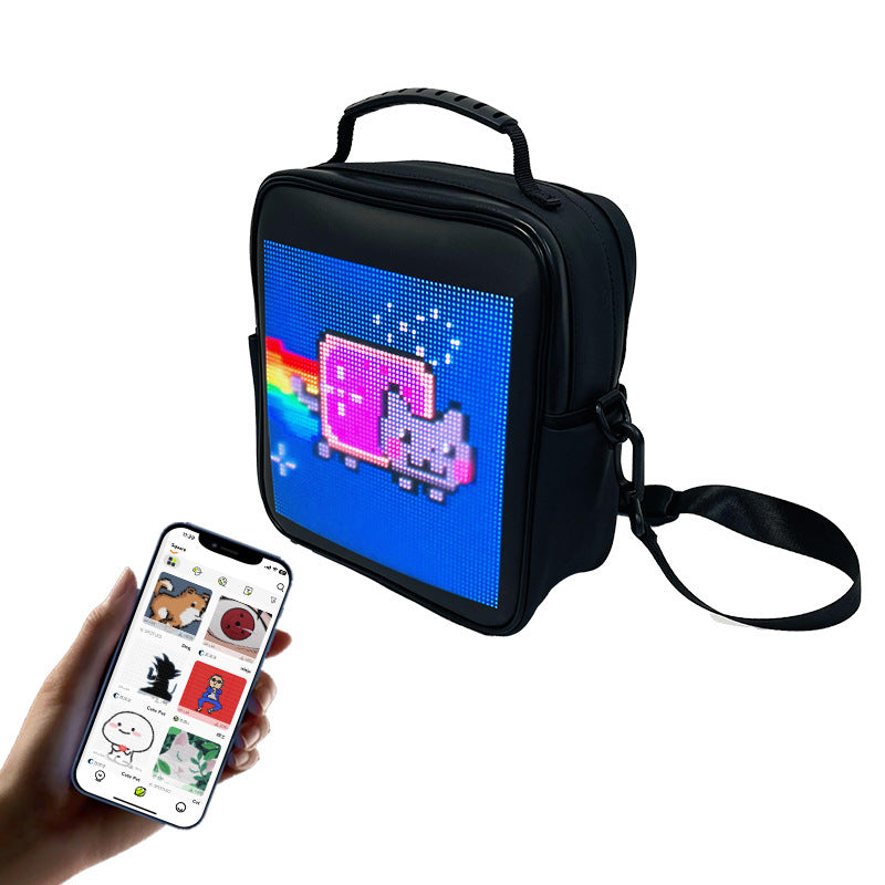 Square Led Backpack Men&